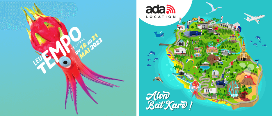 ADA Réunion Partenaire de le Leu Tempo festival 2023