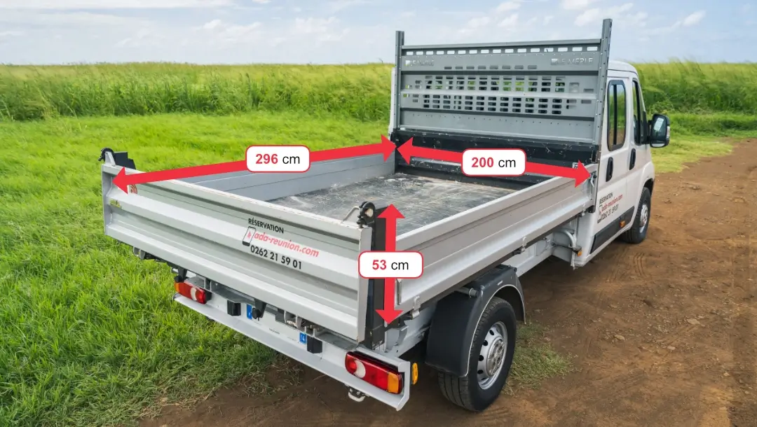ADA Réunion location, Catégorie Camion benne