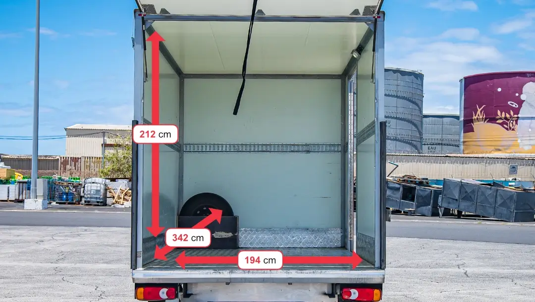 ADA Réunion location, Catégorie Camion cellule 15m³