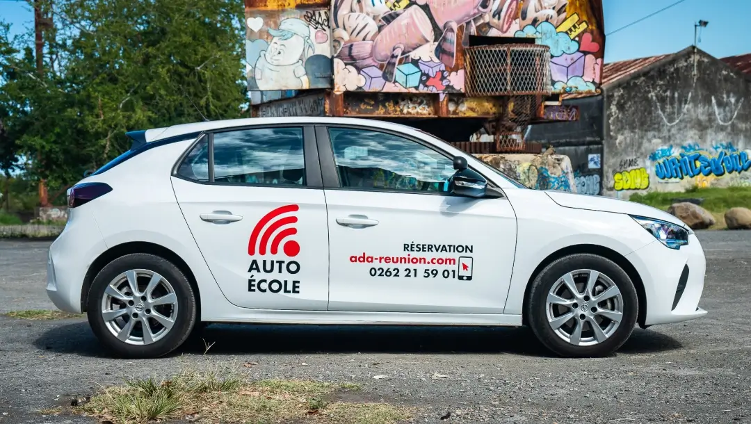 ADA Réunion location, catégorie auto-école