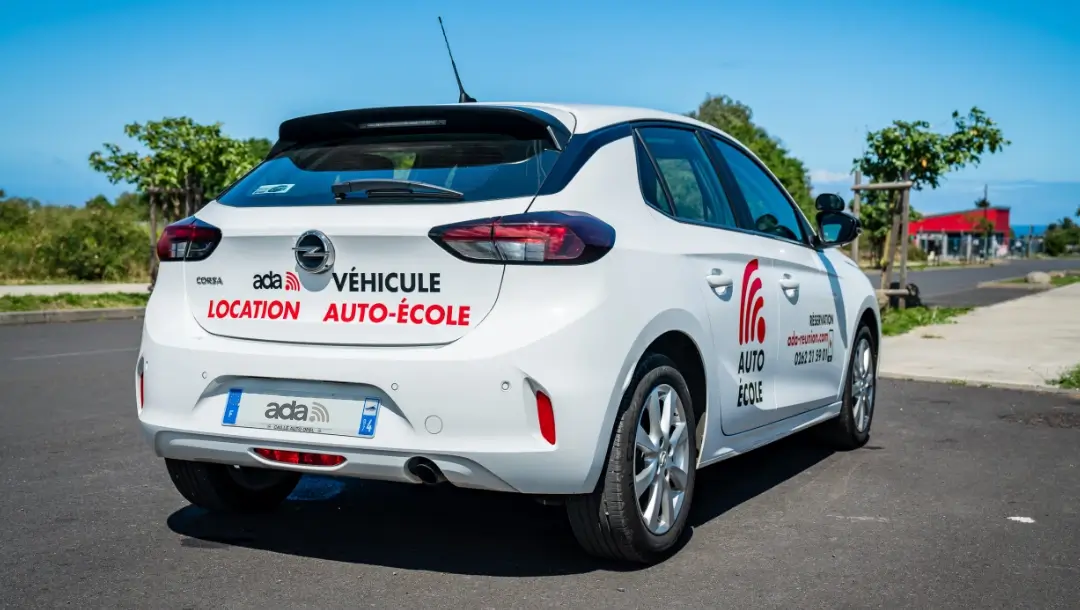 ADA Réunion location, catégorie auto-école